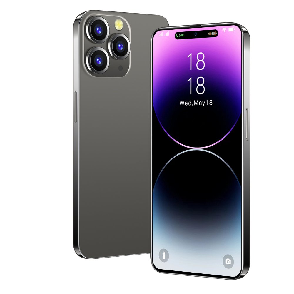 2023 Hot New 14 pro max Phone 7.3 Inch 16GB+512GB Android 5G Smartphone Face ID Android 11 Wholesale Cellphone Mobile Phones